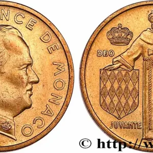 Paiement Sécurisé MONACO 50 Centimes prince Rainier III de Monaco 1962 Paris fwo_752273 Monde
