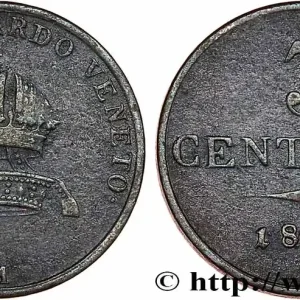 Livraison Gratuite ITALIE - LOMBARDIE-VENITIE 3 Centesimi Royaume de Lombardie-Vénitie sous domination autrichienne 1843 Milan fwo_752307 Monde