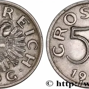 Livraison Gratuite AUTRICHE 50 Groschen 1935 fwo_752310 Monde