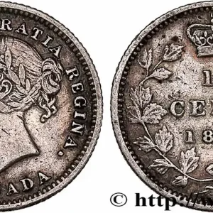 CANADA 10 Cents Victoria 1888 fwo_752332 Monde Seulement Aujourd’hui