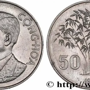 VIET NAM SUD 50 Xu Président Ngô Ðình Diem 1963 Paris fwo_752337 Monde Vente Directe