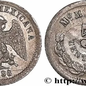 Produit De Marque MEXIQUE 5 Centavos Aigle 1886/1 1886 Mexico fwo_752339 Monde