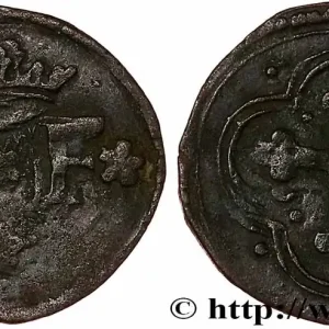 SAVOIE - DUCHÉ DE SAVOIE - EMMANUEL-PHILIBERT DIT "TÊTE DE FER" Quart de sol, 1er type (quarto di soldo, I tipo) s.d. Chambéry fwo_746584 Monde En Vogue