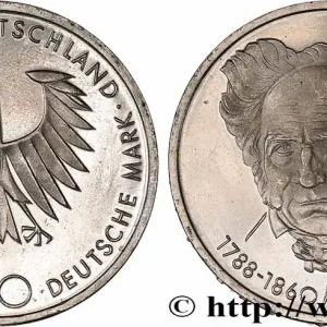 Prix Réduit ALLEMAGNE 10 Mark Proof Schopenhauer 1988 Munich fwo_749830 Monde