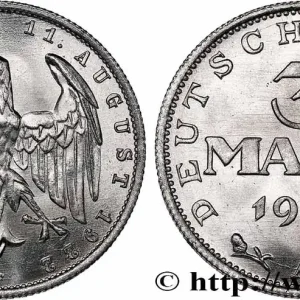 ALLEMAGNE 3 Mark Jour de la Constitution 1922 Berlin fwo_702942 Monde Paiement Sécurisé