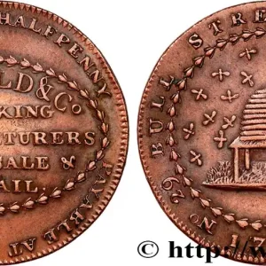 Tendance ROYAUME-UNI (TOKENS) 1/2 Penny Nottingham Donald & C° 1792 fwo_745985 Monde