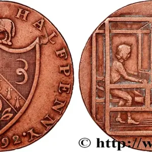 Tendance ROYAUME-UNI (TOKENS) 1/2 Penny Rochdale (Lancashire) 1792 fwo_745999 Monde