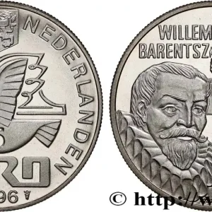 Acheter Direct PAYS-BAS 5 Euro colombe de la paix / Willemm Barentsz 1996 Utrecht fwo_747269 Monde