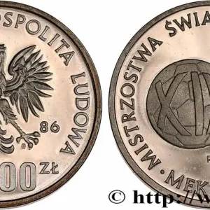 Offre Exclusive POLOGNE 1000 Zlotych Proba Proof Coupe du Monde de football 1986 Varsovie fwo_747350 Monde