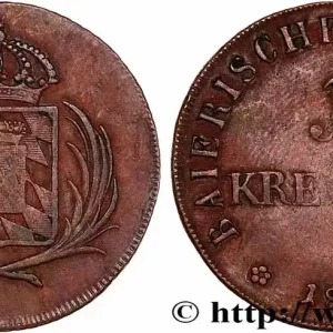 ALLEMAGNE - BAVIÈRE 1 Kreuzer 1806 fwo_747382 Monde Fait Main