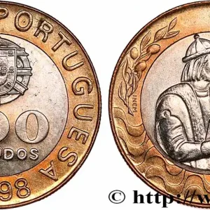 Prix Réduit PORTUGAL 200 Escudos emblème / le médecin et Botaniste Garcia de Orta 1998 fwo_527298 Monde