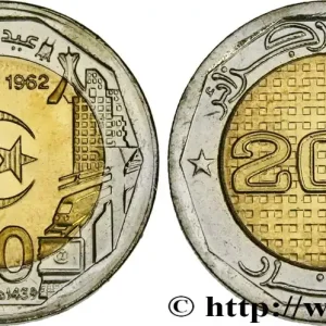 ALGÉRIE 200 Dinars 50e anniversaire de l’indépendance an 1433 2012 fwo_542673 Monde Tendance