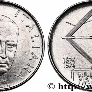 ITALIE 100 Lire 100e anniversaire de la naissance de Guglielmo Marconi 1974 Rome - R fwo_726986 Monde Dernière Chance