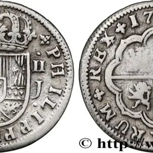 ESPAGNE 2 Reales Philippe V 1721 Séville fwo_745246 Monde Seulement Aujourd’hui
