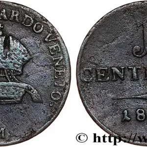 ITALIE - LOMBARDIE-VENITIE 1 Centesimo Royaume de Lombardie-Vénitie sous domination autrichienne 1843 Milan fwo_748892 Monde Prix Bas