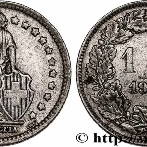 Acheter Direct SUISSE 1 Franc Helvetia 1943 Berne fwo_750044 Monde