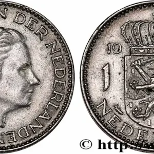 PAYS-BAS 1 Gulden Juliana 1954 fwo_751292 Monde Bon Marché