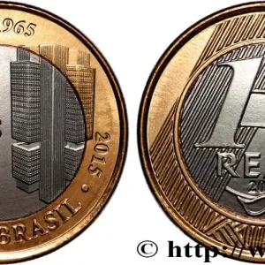 Meilleur Prix BRÉSIL 1 Real 50e anniversaire de la banque Centrale du Brésil 2015 fwo_752942 Monde