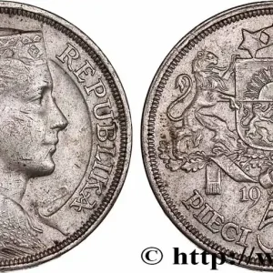 LETTONIE 5 Lati 1931 fwo_753476 Monde Jusqu’à Épuisement Des Stocks