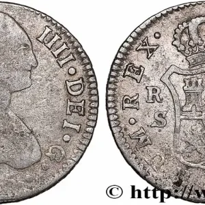 Promotion ESPAGNE 2 Reales Charles IV 1805 Séville fwo_753512 Monde