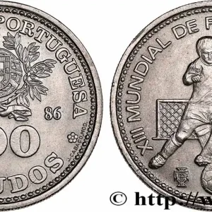 Prix Réduit PORTUGAL 100 Escudos XIIIe Mondial de Football 1986 Lisbonne fwo_753617 Monde