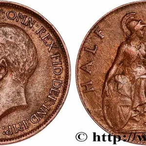 Soldes ROYAUME-UNI 1/2 Penny Georges V 1916 fwo_753668 Monde