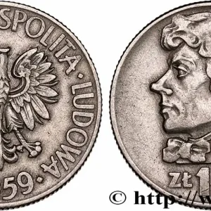 Prix Choc POLOGNE 10 Zlotych Nicolas Copernic 1959 fwo_753737 Monde