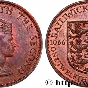 Meilleure Vente JERSEY 1/12 Shilling 900e anniversaire de la conquête normande 1966 fwo_753741 Monde