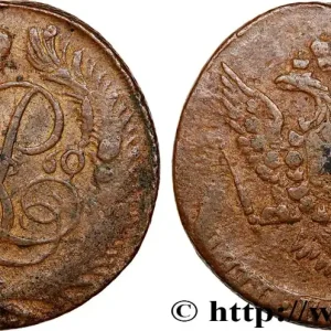 Livraison Express RUSSIE - ÉLISABETH 5 Kopecks 1760 Ekaterinbourg fwo_751810 Monde
