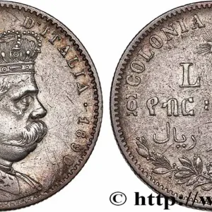 ÉRYTHRÉE - ROYAUME D'ITALIE - HUMBERT Ier 2 Lire 1890 Rome fwo_752954 Monde Must-Have