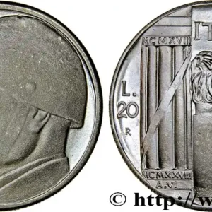 ITALIE 20 Lire Mussolini (monnaie apocryphe) 1928 Rome fwo_554995 Monde Must-Have