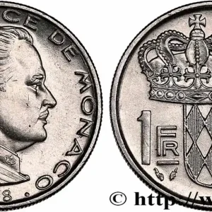 Petit Prix MONACO 1 Franc Rainier III 1978 Paris fwo_585761 Monde