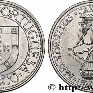 Haute Qualité PORTUGAL 100 Escudos Bartolemeu Dias, découverte du Cap de Bonne Espérance 1988 fwo_705356 Monde