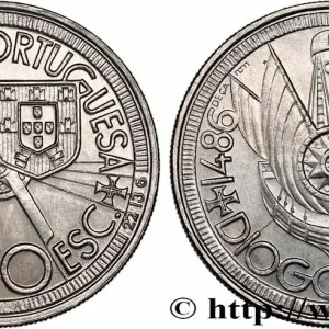 PORTUGAL 100 Escudos Diogo Cao et l’exploration des côtes africaines en 1486 1987 fwo_705449 Monde Prix Cassé