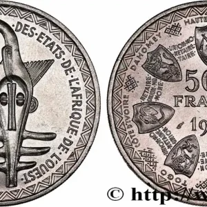 ÉTATS DE L'AFRIQUE DE L'OUEST (BCEAO) 500 Francs BCEAO 1972 Paris fwo_749087 Monde Livraison Mondiale