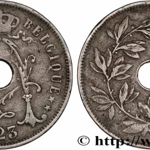 BELGIQUE 25 Centimes Albert Ier 1923 fwo_751035 Monde Seulement Aujourd’hui