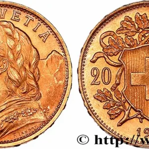 Seulement Aujourd’hui OR, PALLADIUM ET PLATINE INVESTISSEMENT 20 Francs or "Vreneli" 1927 Berne fwo_751381 Monde