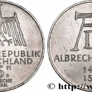 ALLEMAGNE 5 Mark Albrecht Dürer 1971 Munich fwo_754400 Monde Gros Lot