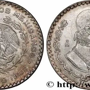 MEXIQUE 1 Peso Jose Morelos y Pavon 1962 Mexico fwo_754421 Monde Original