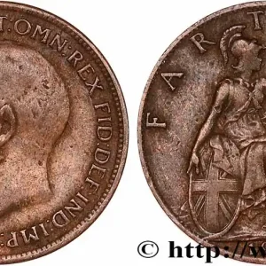 Certifié ROYAUME-UNI 1 Farthing Georges V 1918 fwo_754434 Monde