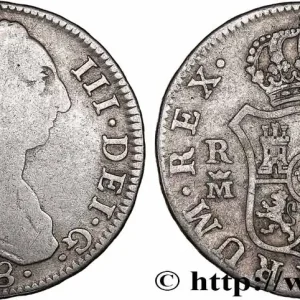 ESPAGNE 2 Reales Charles III 1788 Madrid fwo_754585 Monde Usine Directe