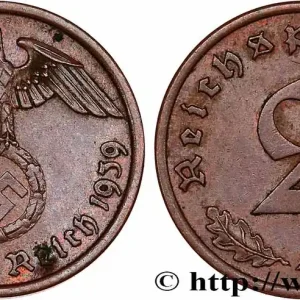 Marque ALLEMAGNE 2 Reichspfennig 1939 Berlin fwo_755432 Monde