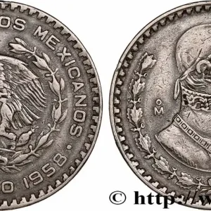 MEXIQUE 1 Peso Jose Morelos y Pavon 1958 Mexico fwo_755436 Monde Artisanat