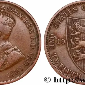 Vente Directe JERSEY 1/12 Shilling Georges V 2e type 1923 fwo_755469 Monde