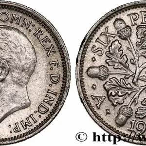 ROYAUME-UNI 6 Pence Georges V 1936 fwo_755586 Monde Offre Du Jour