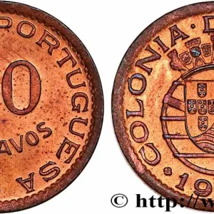 ANGOLA 20 Centavos monnayage colonial Portugais 1948 fwo_755596 Monde Pas Cher