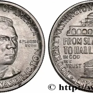 ÉTATS-UNIS D'AMÉRIQUE 1/2 Dollar Booker T. Washington Memorial 1946 Denver fwo_750458 Monde Tendance