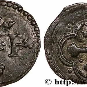 Expédition Rapide SAVOIE - DUCHÉ DE SAVOIE - EMMANUEL-PHILIBERT DIT "TÊTE DE FER" Quart de sol, 1er type (quarto di soldo, I tipo) s.d. Chambéry fwo_753238 Monde