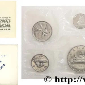 CANADA Série 6 monnaies 1972 fwo_532750 Monde Super Prix