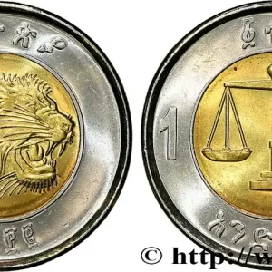 Promotion Saisonnière ÉTHIOPIE 1 Birr lion / balance EE2002 2010 fwo_666992 Monde